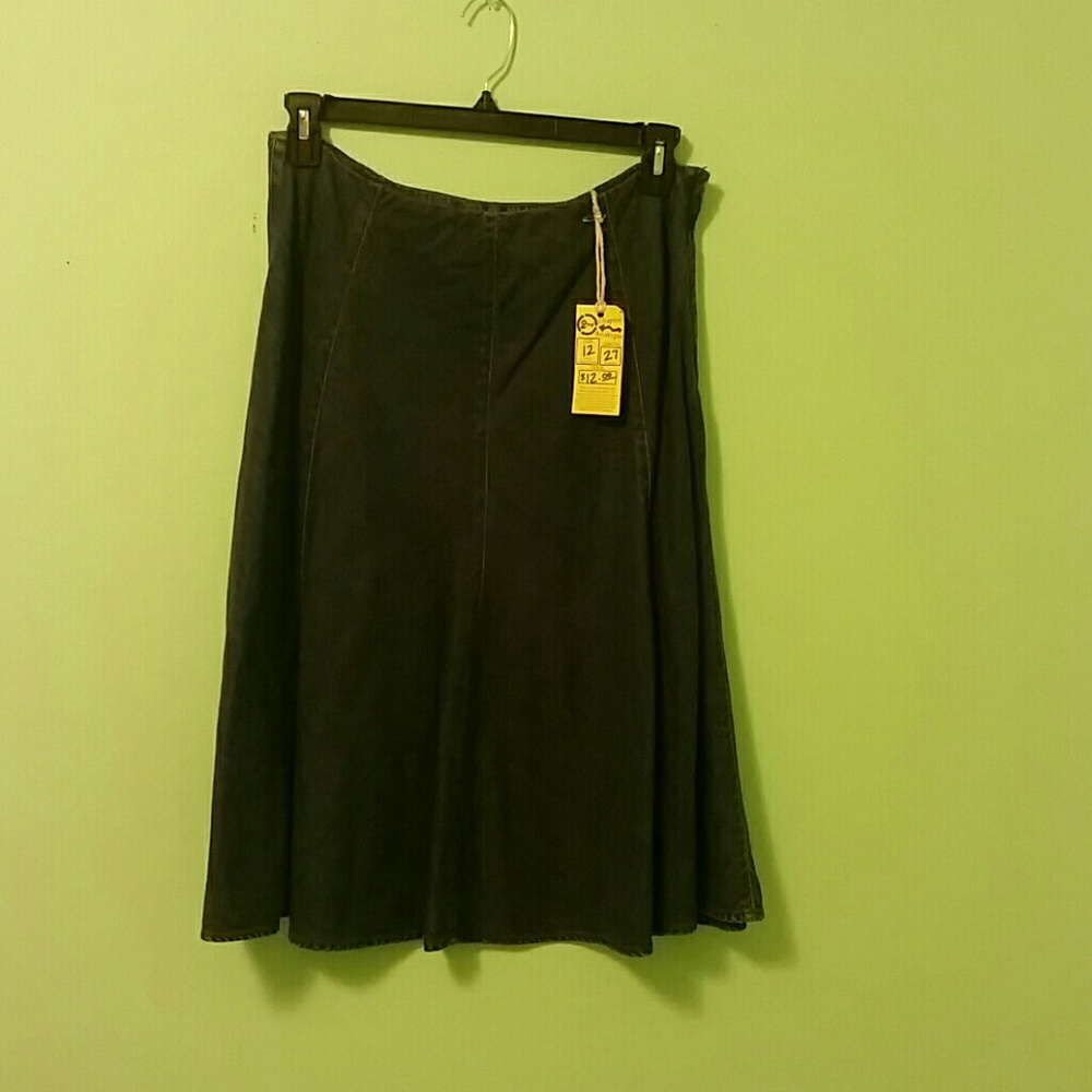 Jean circle skirt
